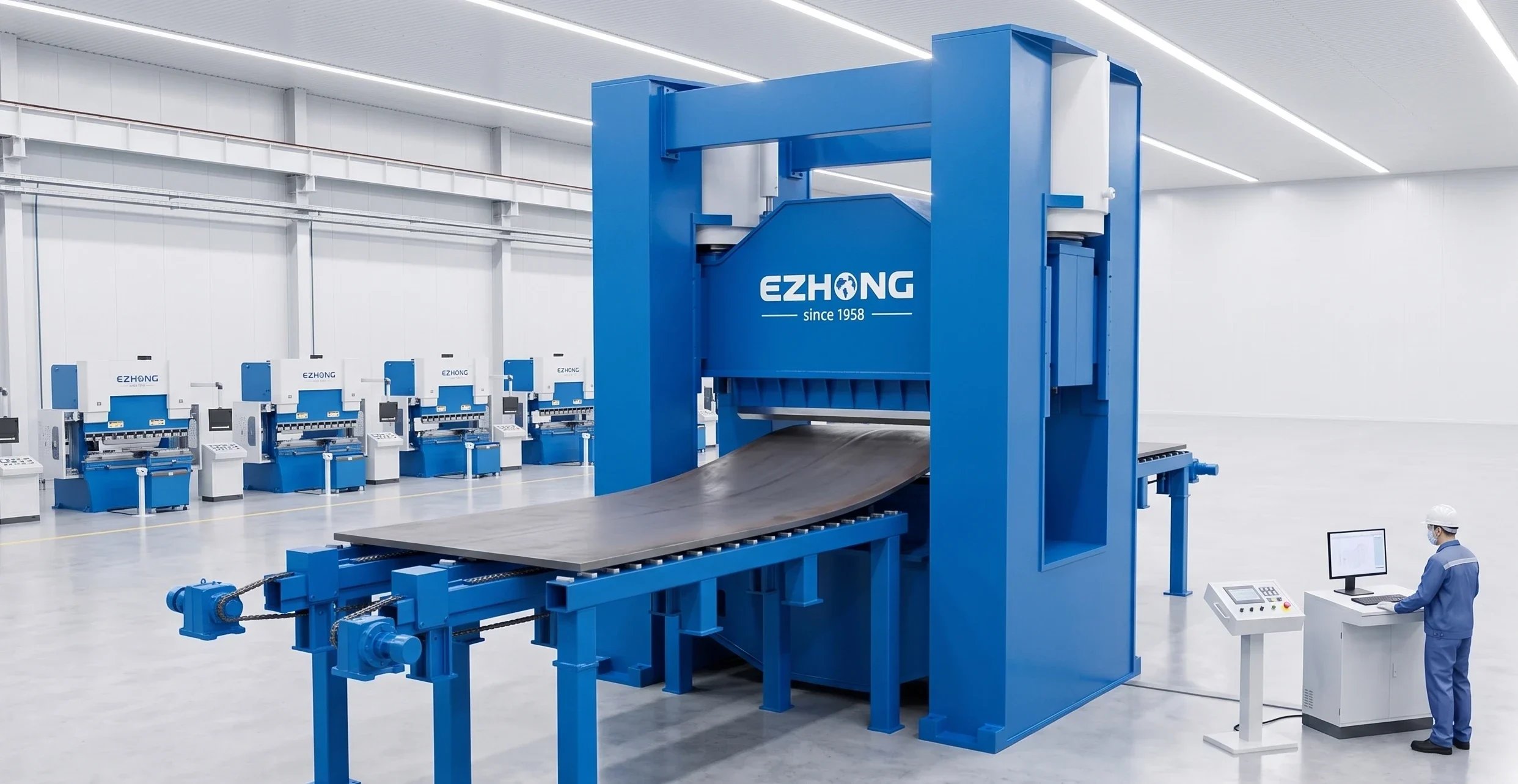 آلة الطابعة الهيدروليكية لـ EZHONG ؟ طابعة محور أفقي ومعدات ضغط دقيقة من نوع C تعمل