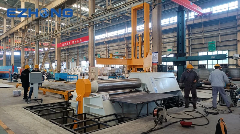 آلة لف الألواح CNC ذات 4 أسطوانات