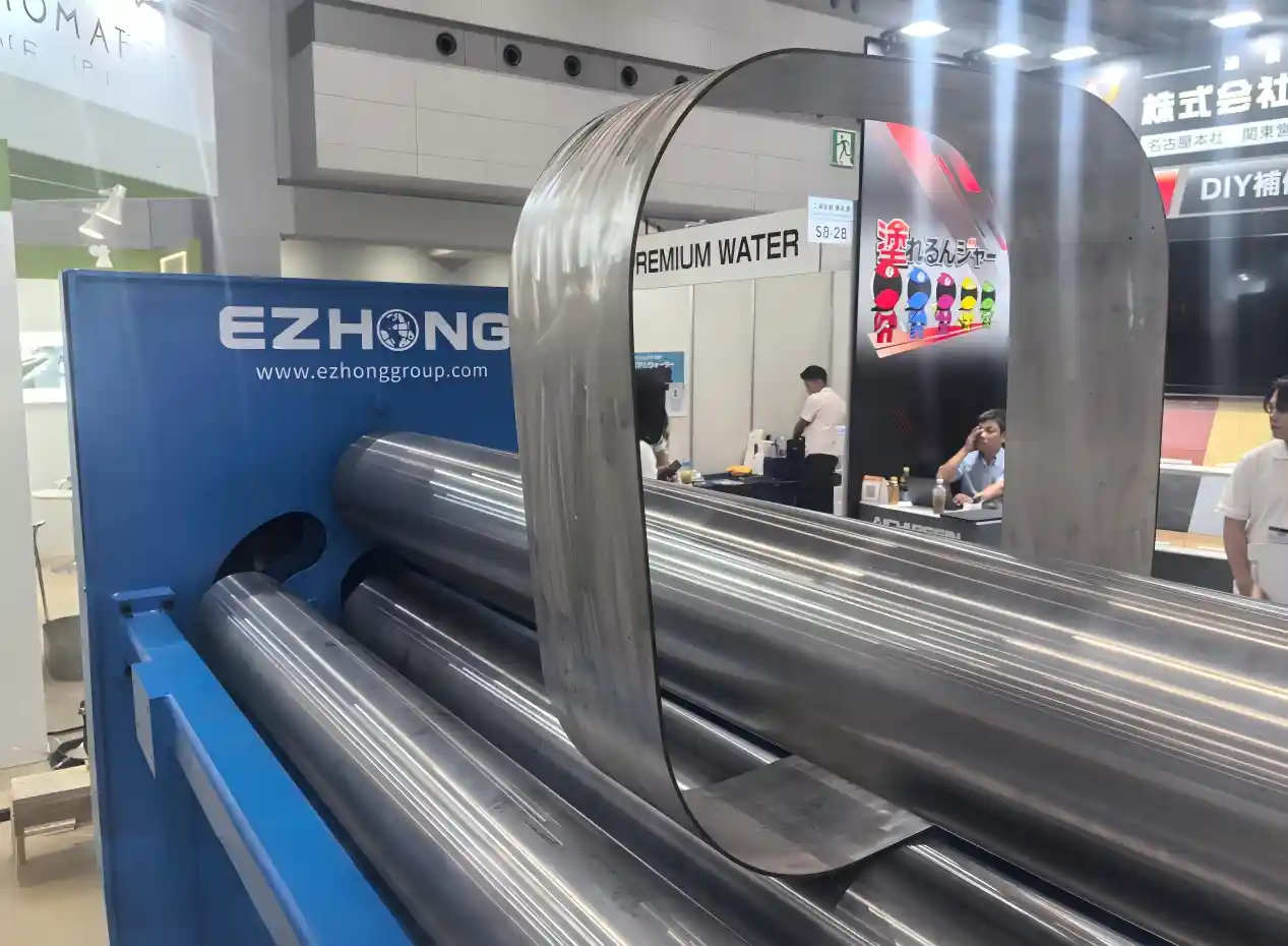 CNC Servo 4-Roll Plate Rolling Machine
